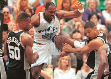 Jazz kick to the face